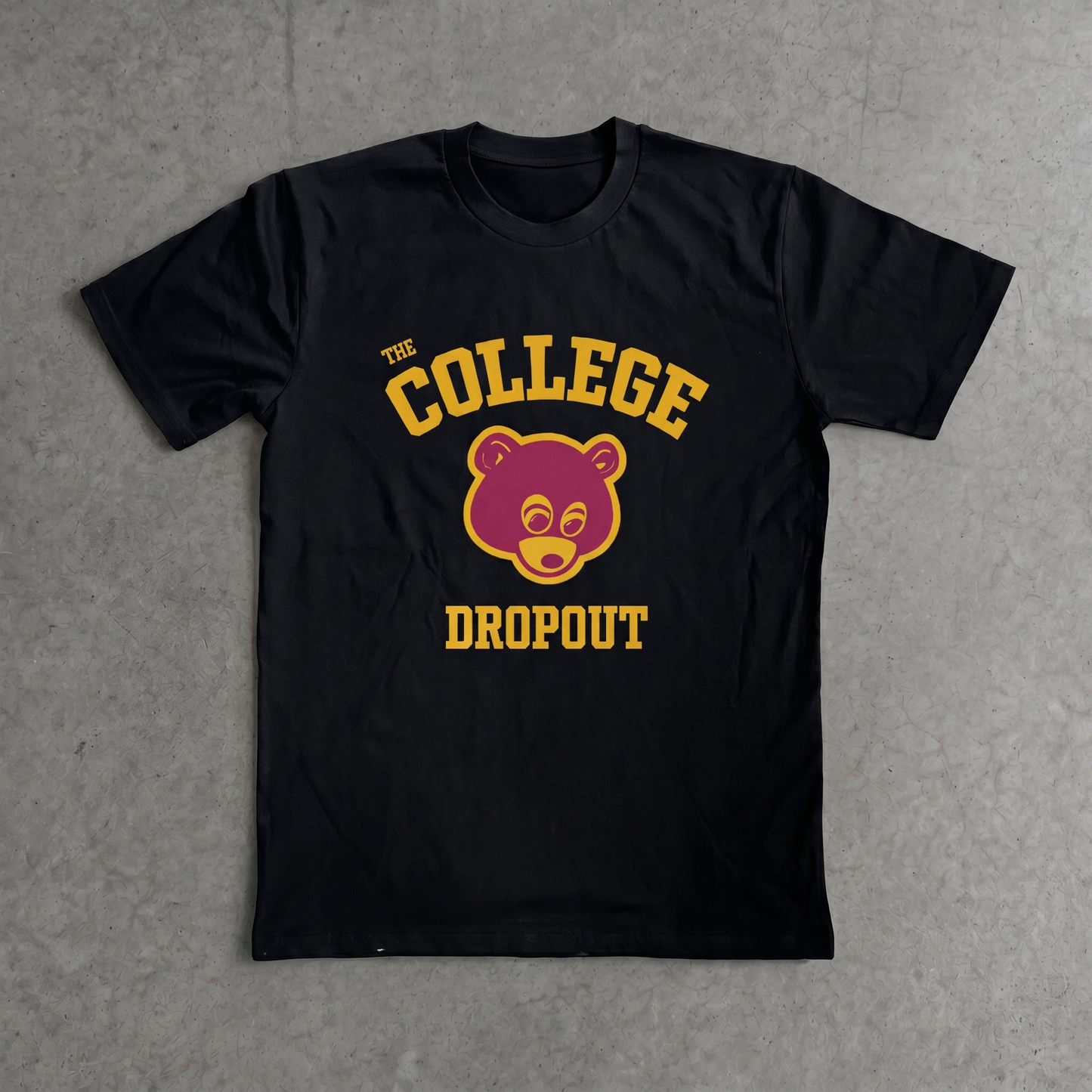 The College Dropout Classic Black Tee