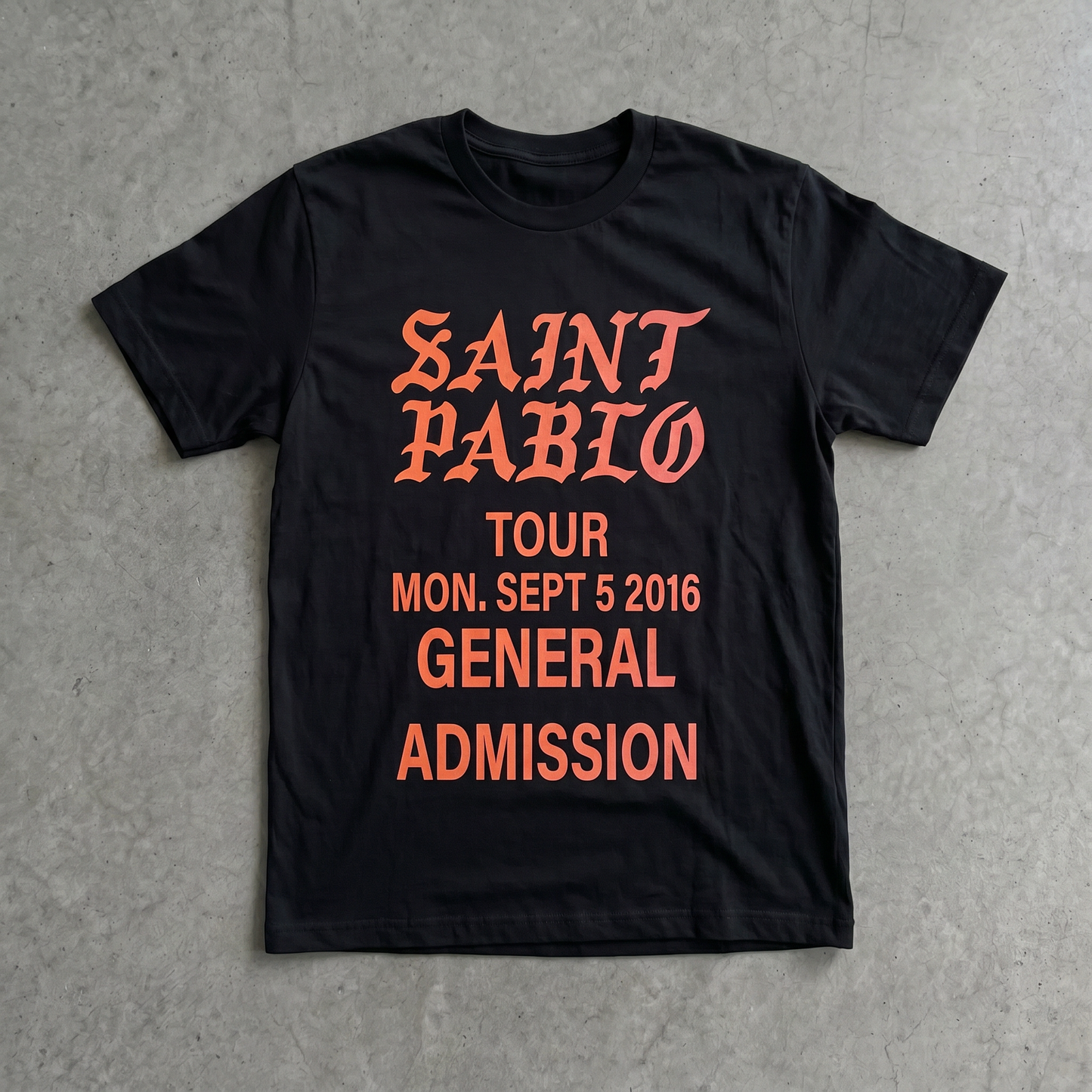 Saint Pablo General Admission Classic Black Tee