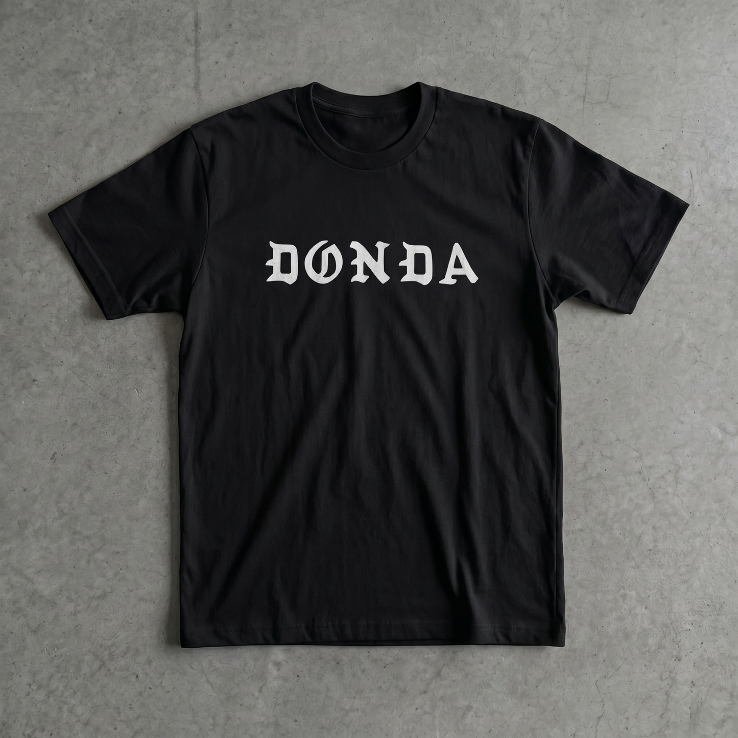 Donda Text Classic Black Tee