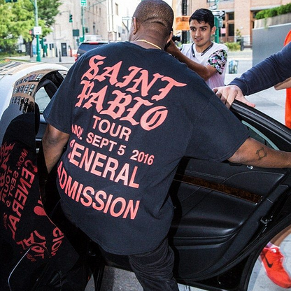 Life of Pablo September 5 2016 Black Tee