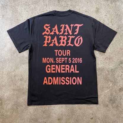 Life of Pablo September 5 2016 Black Tee