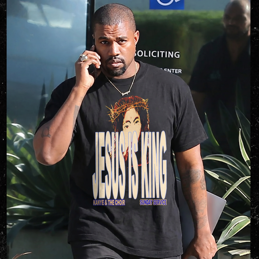 Sunday Service Jesus Is King Black Tee