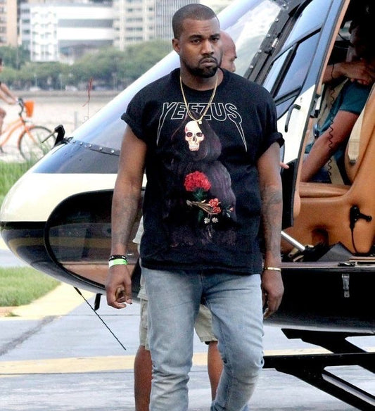 Yeezus Reaper Rose Tour Classic Black Tee