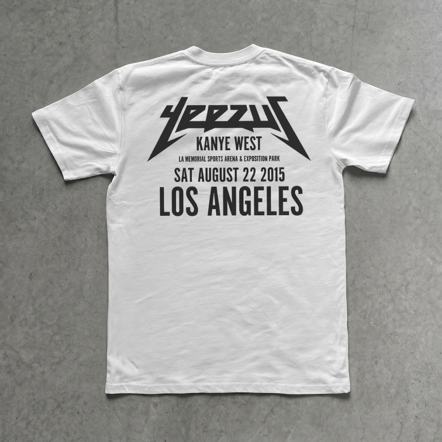 Yeezus Tour Classic White Tee