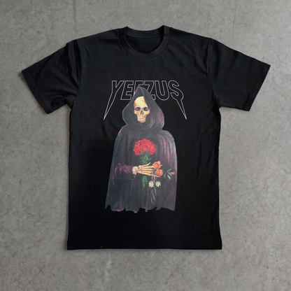 Yeezus Reaper Rose Tour Classic Black Tee