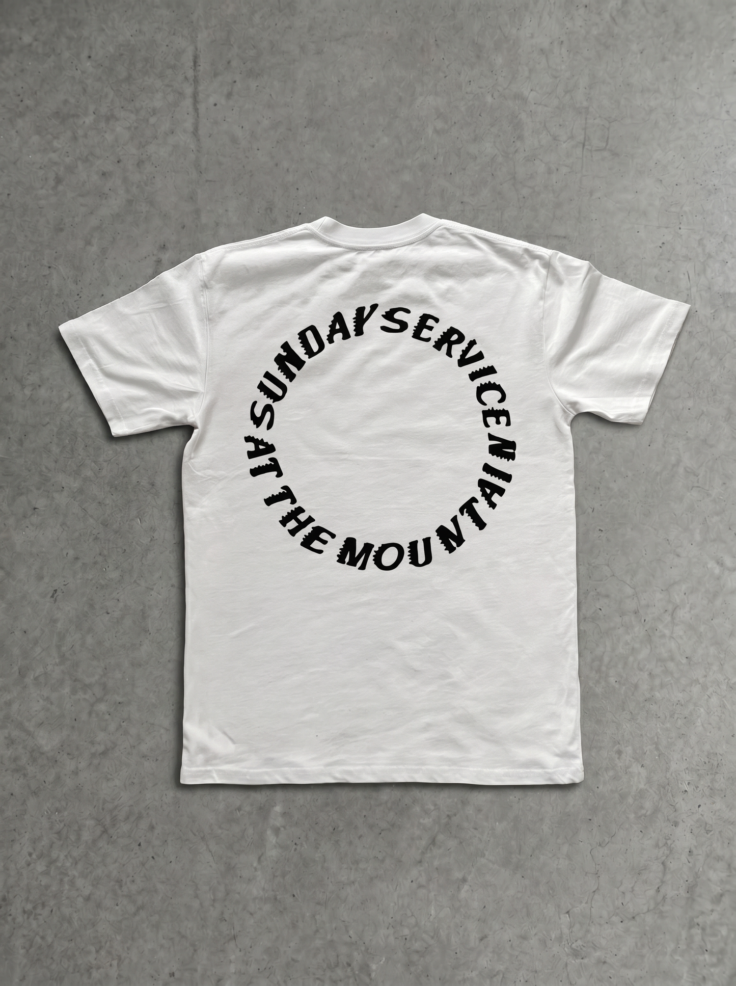 Sunday Service At The Mountain Classic White Tee